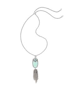 Rayne Vintage Silver Large Long Pendant