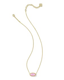 Elisa Gold Short Pendant Necklace