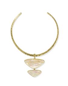 Margot Vintage Gold Statement Necklace