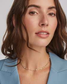 Mini Elisa and Abbie Gold Convertible Strand Necklace