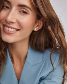 Mini Ellie Gold Stud Earrings