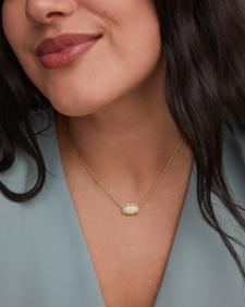 Elisa Gold Short Pendant Necklace