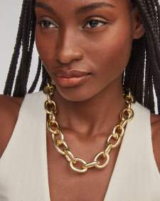 Kaia Gold Statement Chain Necklace