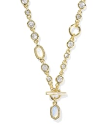 Mini Elisa and Abbie Gold Convertible Strand Necklace