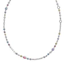 Mini Elisa and Abbie Silver Convertible Strand Necklace