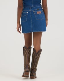 Wrangler® x Yellow Rose by Kendra Scott 70's Fitted Denim Skirt
