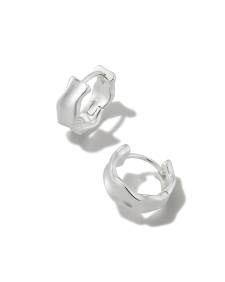 Aspen Huggie Earrings in Sterling Silver