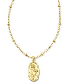 Bryleigh Charm Necklace in 18k Gold Vermeil