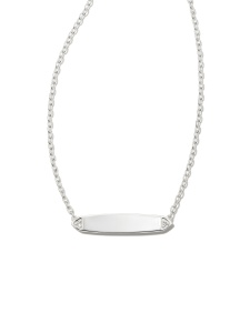 Tinsley Sterling Silver Pendant Necklace in White Topaz