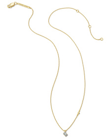 Maisie 18k Gold Vermeil Pendant Necklace in Aquamarine
