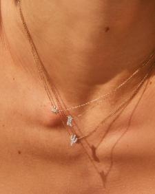 Tiny Cactus Pendant Necklace