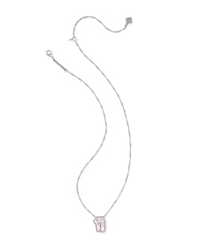 Ballet Silver Short Pendant Necklace