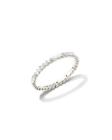 0.11 ct Tyler 14k White Gold Band Ring in White Diamond