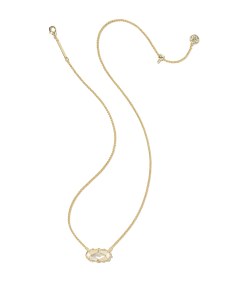 Dolly Parton x Kendra Scott Patchwork Elisa Gold Short Pendant Necklace