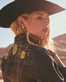 Wrangler® x Yellow Rose by Kendra Scott Trucker Jacket