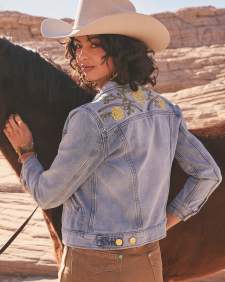 Wrangler® x Yellow Rose by Kendra Scott Trucker Jacket