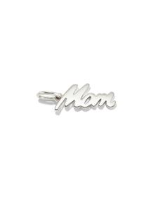 Mom Charm in Sterling Silver