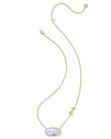 Kendra Scott x LoveShackFancy Bow Gold Elisa Necklace