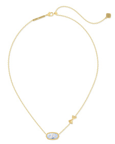 Kendra Scott x LoveShackFancy Bow Gold Elisa Necklace
