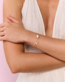 Kendra Scott x LoveShackFancy Bow Elaina Delicate Chain Bracelet