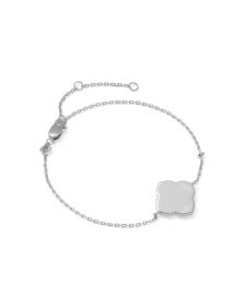 Dira Sterling Silver Metal Delicate Chain Bracelet
