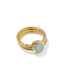 Kailyn 18k Gold Vermeil Band Ring