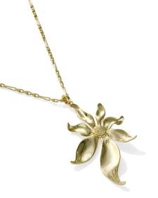 Anya Flower Long Pendant Necklace