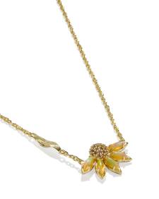 Anya Flower Gold Short Pendant Necklace