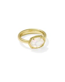 Daphne Gold Frame Band Ring