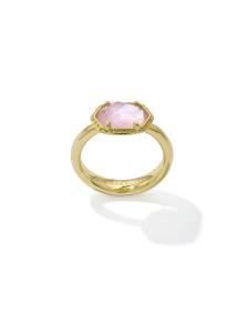 Daphne Gold Frame Band Ring