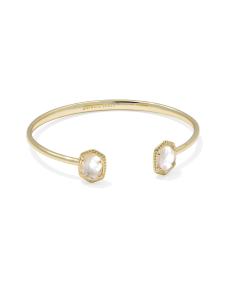 Daphne Gold Frame Cuff Bracelet