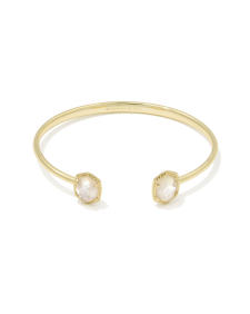 Daphne Gold Frame Cuff Bracelet