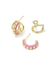 Jane Gold Huggie Earrings