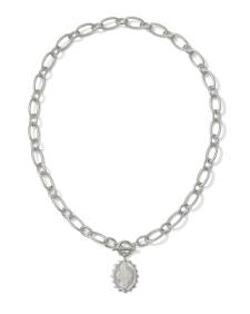 Grandma Silver Link and Chain Necklace