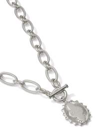 Grandma Silver Link and Chain Necklace