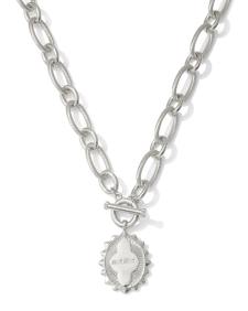 Mama Silver Link and Chain Necklace