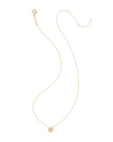 Dira Luxe 14k Yellow Gold Short Pendant Necklace