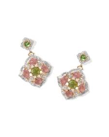 0.46 ct Heirloom Dira 14k Yellow Gold Statement Earrings