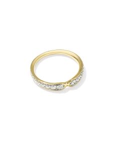 0.46 ct Lab Grown Diamond Adia 14k Yellow Gold Band Ring