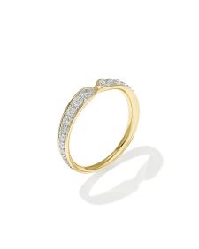 0.46 ct Lab Grown Diamond Adia 14k Yellow Gold Band Ring