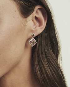 0.46 ct Heirloom Dira 14k Yellow Gold Statement Earrings