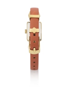 Adela Gold Leather Watch
