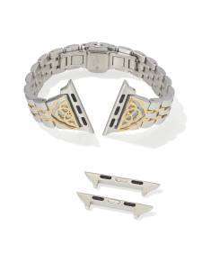 Kiera Two Tone Stainless Steel Watch Band