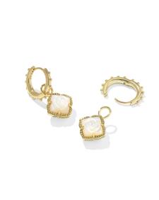 Mallory Rose Gold Huggie Earrings