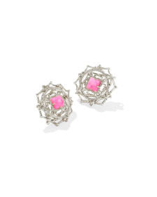 Mallory Rose Silver Convertible Statement Earrings
