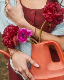 Mallory Rose Gold Ring Set