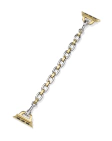 McClain Two Tone Polished Stainless Steel Watch Band