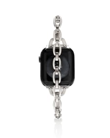 McClain Silver Polished Stainless Steel Watch Band