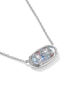 Elisa USA Silver Short Pendant Necklace