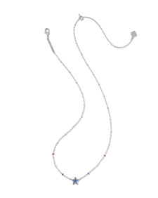 Mini Cassidy Silver Short Pendant Necklace